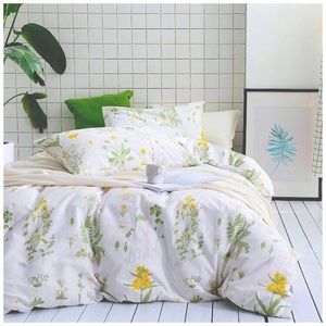 STRANDKRYPA Full/Queen Duvet Set & Shower Curtain